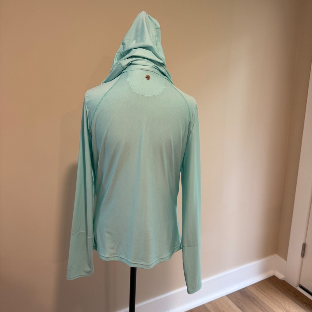 Prana Women's Light Green Edge Wave Full Zip Sun Top Size XL NWT - Picture 3 of 5